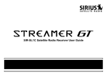 Sirius Satellite Radio SIR-SL1C User's Manual