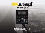 Sirius Satellite Radio 8840 User's Manual