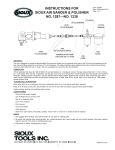Sioux Tools 1238 User's Manual