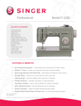 Singer P-1250 Product Sheet