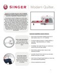 Singer 8500Q Product Sheet