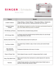 Singer 5523 | SCHOLASTIC Product Sheet