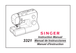 Singer 3321 | TALENT Instruction Manual