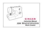 Singer 2259 | TRADITION Instruction Manual