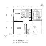 Silvercrest Model BD-01 Floor Plan