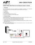 Silicon Laboratories UNI-C8051F020 User's Manual