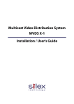 Silex technology X-1 User's Manual