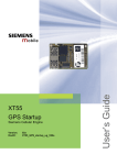 Siemens XT55 User's Manual