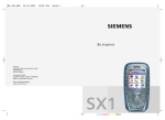 Siemens SX1 User's Manual