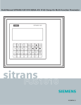 Siemens FUS1010 User's Manual