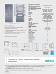 Siemens S36IT70SNS User's Manual