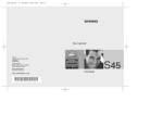 Siemens GIGASET S45 User's Manual