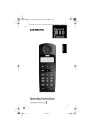 Siemens Gigaset 3000 Classic User's Manual