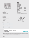 Siemens ER18353UC User's Manual