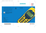 Siemens M35 User's Manual