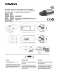 Siemens CCBS1337 User's Manual