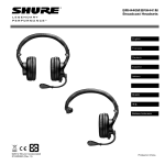 Shure BRH440M User's Manual