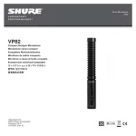 Shure Microphone VP82 User's Manual