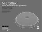 Shure Microflex MX396 User's Manual