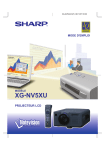 Sharp XG-NV5XU Owner's Manual