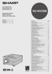 Sharp XG-NV2SB User's Manual