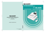 Sharp XE-A505 Owner's Manual