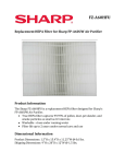 Sharp FZ-A60HFU User's Manual