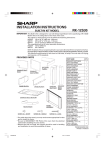 Sharp RK-12S30 User's Manual