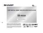 Sharp SD-AS10 User's Manual