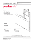 Sharp PN-V601A Specification Sheet