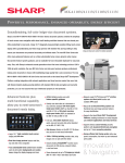 Sharp MX-4110N Specification Sheet