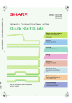 Sharp MX-4100N Quick Guide