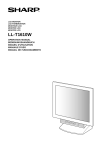 Sharp LL-T1610W User's Manual