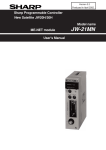 Sharp JW-21MN User's Manual