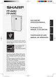 Sharp FP-A40UW Operation Manual