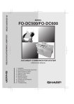 Sharp FO-DC500 Owner's Manual