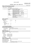 Sharp FO-4700 MSDS