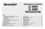 Sharp EL-6890 Owner's Manual