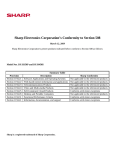 Sharp DX-B350P Government Compliance