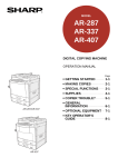 Sharp AR-407 User's Manual