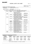 Sharp AR-208D MSDS