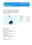 Sennheiser SDC 8000 CV User's Manual