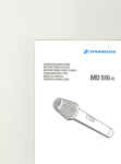 Sennheiser MD 516 FE User's Manual