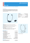 Sennheiser HDI 302 User's Manual