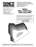 Senco SFN2 User's Manual