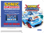 Sega Sonic & All-Stars Racing Transformed 10086620023 User's Manual