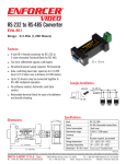 SECO-LARM USA RS-232 User's Manual