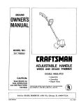 Sears 257.79605 User's Manual