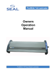 SEAL PRO 44 User's Manual