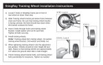 Schwinn String-Ray Training Wheels Supplemental Owner's Manual